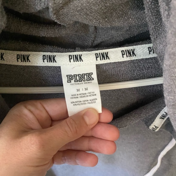 Victoria’s Secret PINK, size M, grey sweatshirt - Picture 3 of 3